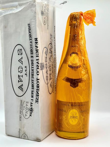 Louis Roederer, Cristal Brut Vintage 2002  - Asta Vini e Distillati. D'Annata, Pregiati e da Collezione - Associazione Nazionale - Case d'Asta italiane