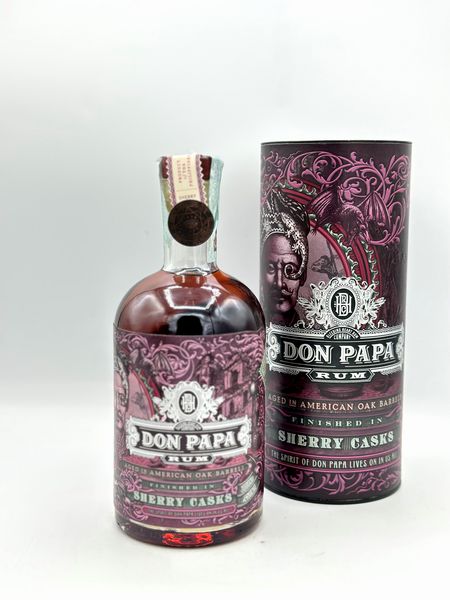 Don Papa Sherry Cask Finish Rum  - Asta Vini e Distillati. D'Annata, Pregiati e da Collezione - Associazione Nazionale - Case d'Asta italiane