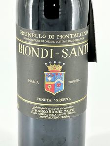 Biondi Santi, Tenuta Greppo Brunello di Montalcino Riserva  - Asta Vini e Distillati. D'Annata, Pregiati e da Collezione - Associazione Nazionale - Case d'Asta italiane