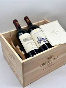 Tenuta dell'Ornellaia Bolgheri Superiore, Ornellaia Vendemmia d'Artista Il Vigore  - Asta Vini e Distillati. D'Annata, Pregiati e da Collezione - Associazione Nazionale - Case d'Asta italiane