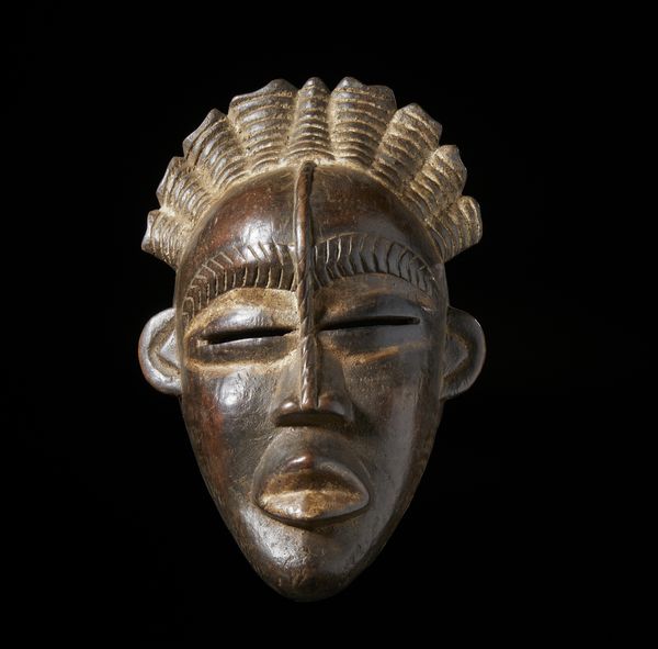 Dan - Costa d'Avorio/Liberia : Maschera antropomorfa. Legno duro a  patina scura.  - Asta Asta 422 | AFRICA, OCEANIA E AMERICHE - ARTIGIANATO AFRICANO: VARI COMMITTENTI E SELEZIONE DALLA COLLEZIONE BARTOLOMUCCI Online - Associazione Nazionale - Case d'Asta italiane