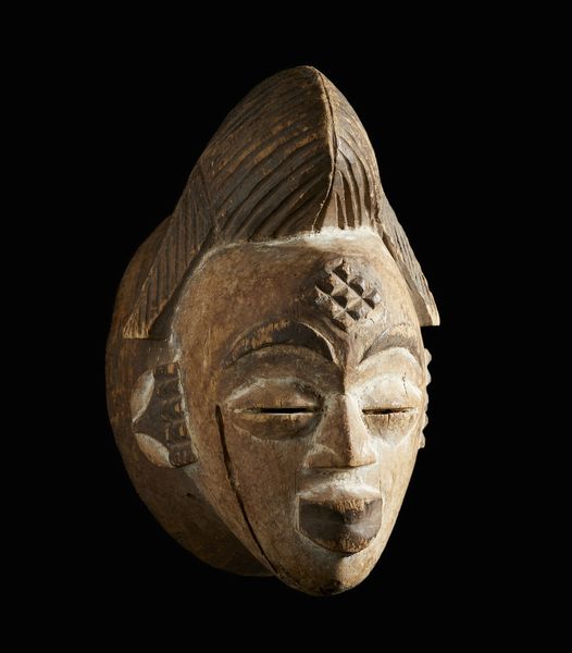 Punu - Gabon : Maschera antropomorfa femminile. Legno, caolino e pigmenti.  - Asta Asta 422 | AFRICA, OCEANIA E AMERICHE - ARTIGIANATO AFRICANO: VARI COMMITTENTI E SELEZIONE DALLA COLLEZIONE BARTOLOMUCCI Online - Associazione Nazionale - Case d'Asta italiane