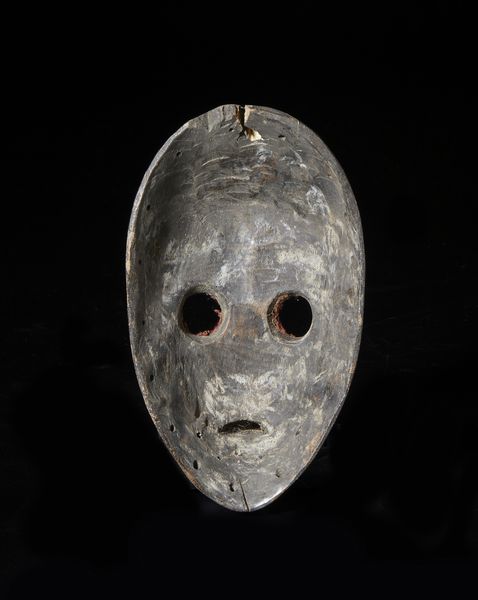 Dan - Costa d'Avorio/Liberia : Maschera antropomorfa. Legno a patina scura, tessuto, osso e metallo.  - Asta Asta 422 | AFRICA, OCEANIA E AMERICHE - ARTIGIANATO AFRICANO: VARI COMMITTENTI E SELEZIONE DALLA COLLEZIONE BARTOLOMUCCI Online - Associazione Nazionale - Case d'Asta italiane