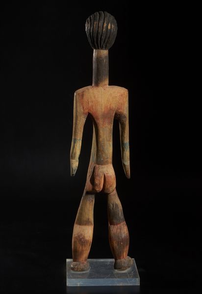 Vere - Nigeria : Grande scultura antropomorfa  femminile Bobo o Bwa.Legno duro a patina naturale e pigmenti.  - Asta Asta 422 | AFRICA, OCEANIA E AMERICHE - ARTIGIANATO AFRICANO: VARI COMMITTENTI E SELEZIONE DALLA COLLEZIONE BARTOLOMUCCI Online - Associazione Nazionale - Case d'Asta italiane