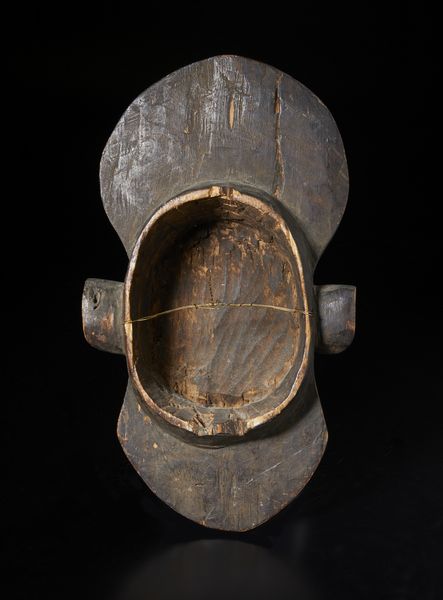 Bamikele - Camerun : Maschera antropomorfa. Legno duro a patina scura e pigmento Woodcam.  - Asta Asta 422 | AFRICA, OCEANIA E AMERICHE - ARTIGIANATO AFRICANO: VARI COMMITTENTI E SELEZIONE DALLA COLLEZIONE BARTOLOMUCCI Online - Associazione Nazionale - Case d'Asta italiane