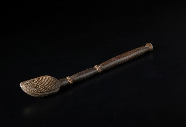 Yoruba -Nigeria : Scettro o Shango con testa antropomorfa. Legno duro a patina scura.  - Asta Asta 422 | AFRICA, OCEANIA E AMERICHE - ARTIGIANATO AFRICANO: VARI COMMITTENTI E SELEZIONE DALLA COLLEZIONE BARTOLOMUCCI Online - Associazione Nazionale - Case d'Asta italiane