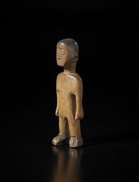 Ewe - Ghana : Scultura antropomorfa. Legno duro a patina naturale e pigmento.  - Asta Asta 422 | AFRICA, OCEANIA E AMERICHE - ARTIGIANATO AFRICANO: VARI COMMITTENTI E SELEZIONE DALLA COLLEZIONE BARTOLOMUCCI Online - Associazione Nazionale - Case d'Asta italiane