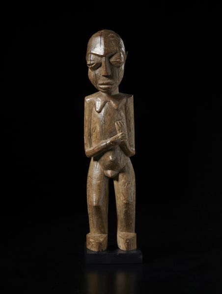 Lobi - Burkina Faso/Costa d'Avorio : Scultura antropomorfa Bateba.Legno duro a patina naturale.  - Asta Asta 422 | AFRICA, OCEANIA E AMERICHE - ARTIGIANATO AFRICANO: VARI COMMITTENTI E SELEZIONE DALLA COLLEZIONE BARTOLOMUCCI Online - Associazione Nazionale - Case d'Asta italiane