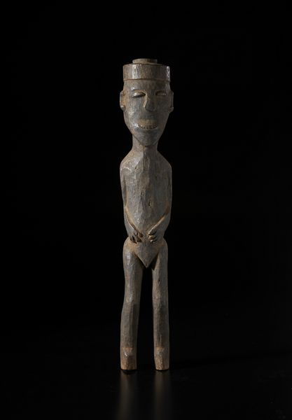 Lobi - Burkina Faso/Costa d'Avorio : Scultura antropomorfa. Legno a patina scura.  - Asta Asta 422 | AFRICA, OCEANIA E AMERICHE - ARTIGIANATO AFRICANO: VARI COMMITTENTI E SELEZIONE DALLA COLLEZIONE BARTOLOMUCCI Online - Associazione Nazionale - Case d'Asta italiane