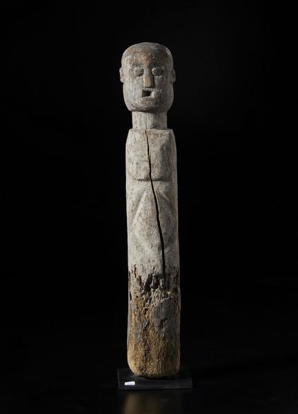 Fon - Nigeria/Benin : Palo scultura in forma antropomorfa stilizzata. Legno.  - Asta Asta 422 | AFRICA, OCEANIA E AMERICHE - ARTIGIANATO AFRICANO: VARI COMMITTENTI E SELEZIONE DALLA COLLEZIONE BARTOLOMUCCI Online - Associazione Nazionale - Case d'Asta italiane