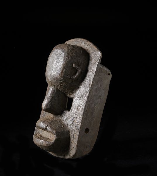 Dogon - Mali : Maschera antropomorfa.Legno duro a patina bruna.  - Asta Asta 422 | AFRICA, OCEANIA E AMERICHE - ARTIGIANATO AFRICANO: VARI COMMITTENTI E SELEZIONE DALLA COLLEZIONE BARTOLOMUCCI Online - Associazione Nazionale - Case d'Asta italiane