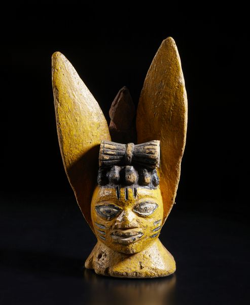 Yoruba -Nigeria : Maschera cimiero antropozoomorfa. Legno e pigmenti.  - Asta Asta 422 | AFRICA, OCEANIA E AMERICHE - ARTIGIANATO AFRICANO: VARI COMMITTENTI E SELEZIONE DALLA COLLEZIONE BARTOLOMUCCI Online - Associazione Nazionale - Case d'Asta italiane