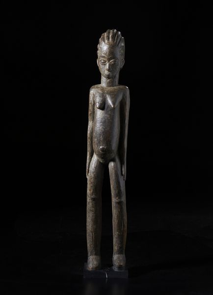 Lobi - Burkina Faso : Scultura antropomorfa Bateba.Legno duro a patina scura.  - Asta Asta 422 | AFRICA, OCEANIA E AMERICHE - ARTIGIANATO AFRICANO: VARI COMMITTENTI E SELEZIONE DALLA COLLEZIONE BARTOLOMUCCI Online - Associazione Nazionale - Case d'Asta italiane