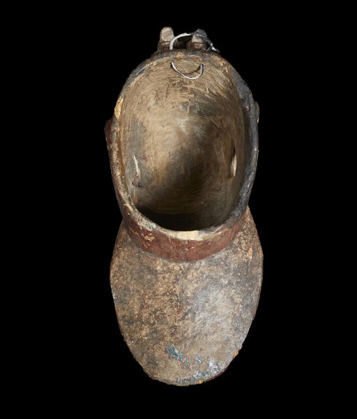 Baule - Costa d'Avorio : Maschera zoomorfa con figura antropomorfa.Legno, pigmenti e metallo.  - Asta Asta 422 | AFRICA, OCEANIA E AMERICHE - ARTIGIANATO AFRICANO: VARI COMMITTENTI E SELEZIONE DALLA COLLEZIONE BARTOLOMUCCI Online - Associazione Nazionale - Case d'Asta italiane