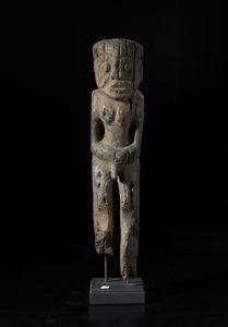 Fon - Nigeria/Benin - Scultura antropomorfa. Legno.