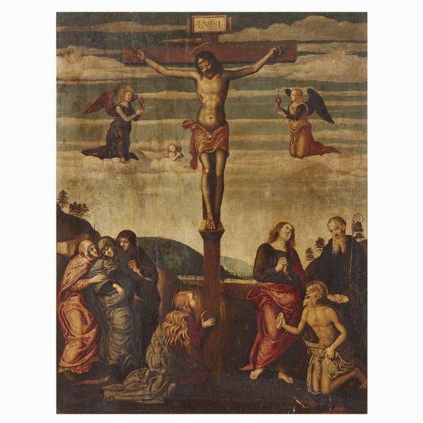 Seguace di Perugino, sec. XVI  - Asta ARCADE I DIPINTI DAL XVI AL XVIII SECOLO - Associazione Nazionale - Case d'Asta italiane