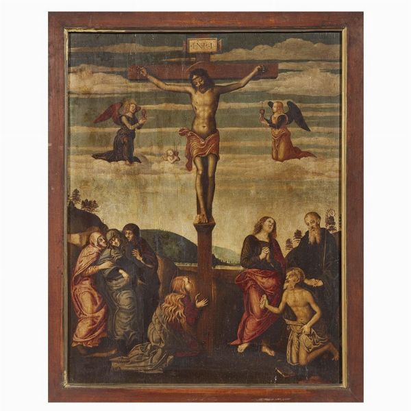 Seguace di Perugino, sec. XVI  - Asta ARCADE I DIPINTI DAL XVI AL XVIII SECOLO - Associazione Nazionale - Case d'Asta italiane