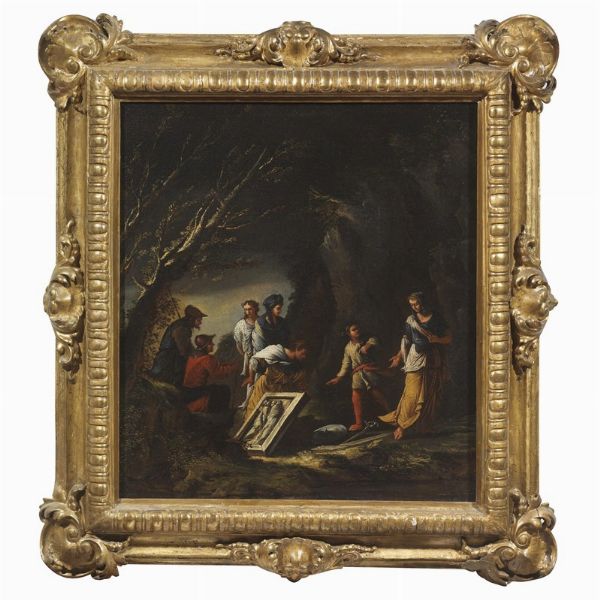 Scuola di Salvator Rosa, sec. XVIII  - Asta ARCADE I DIPINTI DAL XVI AL XVIII SECOLO - Associazione Nazionale - Case d'Asta italiane