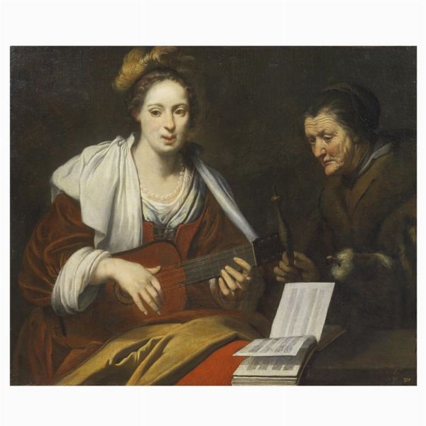 Seguace di Bernardo Strozzi, sec. XVII  - Asta ARCADE I DIPINTI DAL XVI AL XVIII SECOLO - Associazione Nazionale - Case d'Asta italiane