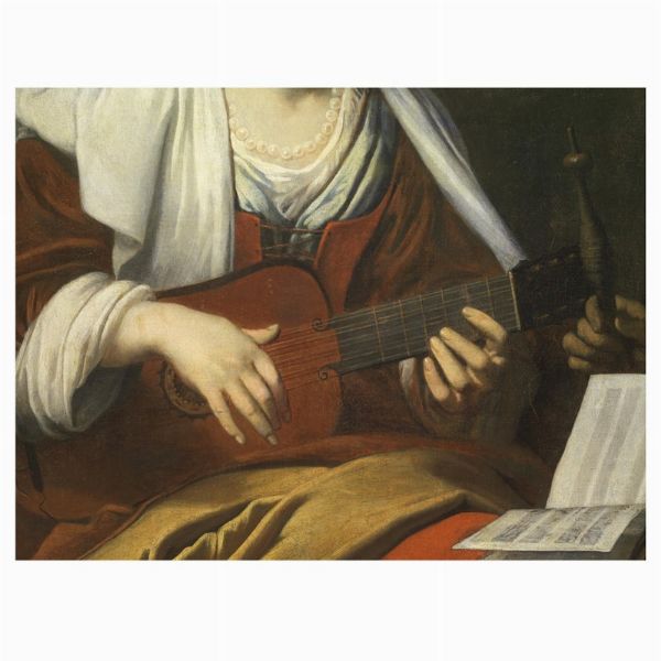 Seguace di Bernardo Strozzi, sec. XVII  - Asta ARCADE I DIPINTI DAL XVI AL XVIII SECOLO - Associazione Nazionale - Case d'Asta italiane