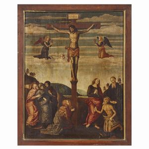 Seguace di Perugino, sec. XVI  - Asta ARCADE I DIPINTI DAL XVI AL XVIII SECOLO - Associazione Nazionale - Case d'Asta italiane