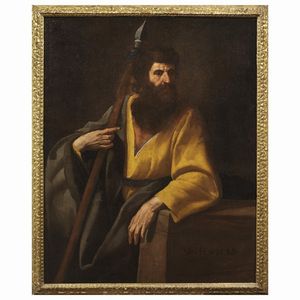 Pittore caravaggesco napoletano, sec. XVII  - Asta ARCADE I DIPINTI DAL XVI AL XVIII SECOLO - Associazione Nazionale - Case d'Asta italiane