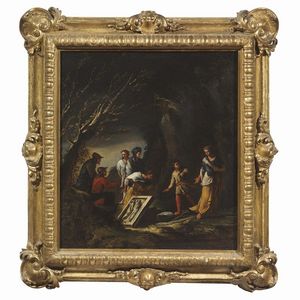 Scuola di Salvator Rosa, sec. XVIII  - Asta ARCADE I DIPINTI DAL XVI AL XVIII SECOLO - Associazione Nazionale - Case d'Asta italiane