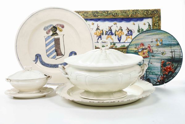 Zuppiera.<BR>Probabilmente Wedgwood, XVIII secolo.<BR>  - Asta Maioliche e Porcellane - Associazione Nazionale - Case d'Asta italiane