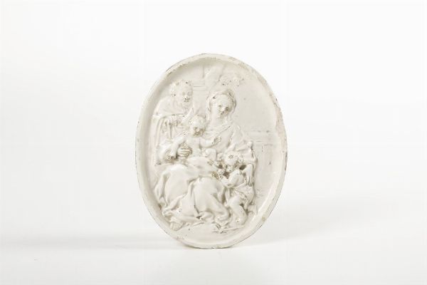 Piccola targa.<BR>Este, Girolamo Franchini, 1830.<BR><BR>  - Asta Maioliche e Porcellane - Associazione Nazionale - Case d'Asta italiane