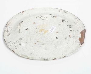 Piccolo vassoio ovale, XX secolo  - Asta Maioliche e Porcellane - Associazione Nazionale - Case d'Asta italiane