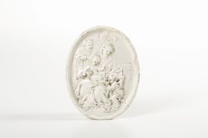 Piccola targa.<BR>Este, Girolamo Franchini, 1830.<BR><BR>  - Asta Maioliche e Porcellane - Associazione Nazionale - Case d'Asta italiane