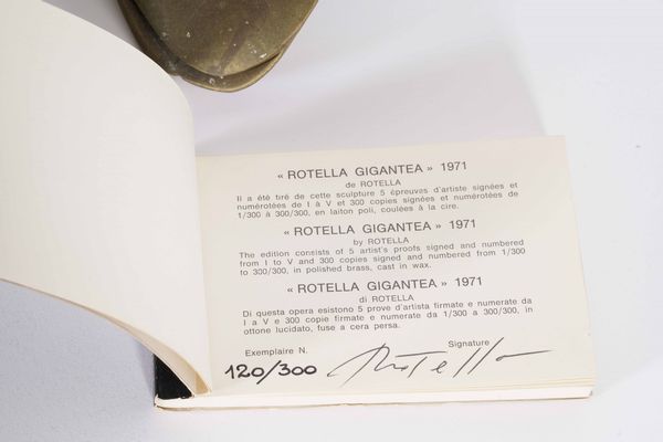 MIMMO ROTELLA : Rotella gigantea  - Asta Prints & Multiples - Associazione Nazionale - Case d'Asta italiane