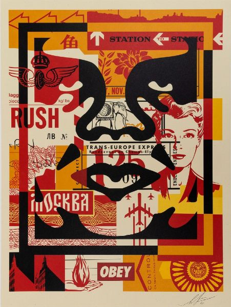 Obey : Senza titolo  - Asta Prints & Multiples - Associazione Nazionale - Case d'Asta italiane