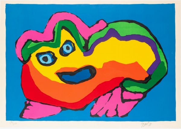 Karel Appel : Senza titolo  - Asta Prints & Multiples - Associazione Nazionale - Case d'Asta italiane