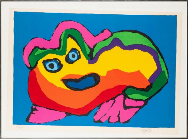 Karel Appel : Senza titolo  - Asta Prints & Multiples - Associazione Nazionale - Case d'Asta italiane