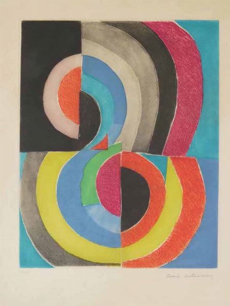 Sonia Delaunay : Color Explosion 1  - Asta Prints & Multiples - Associazione Nazionale - Case d'Asta italiane