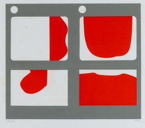 Alberto Burri : Lettera C - Lettera E  - Asta Prints & Multiples - Associazione Nazionale - Case d'Asta italiane