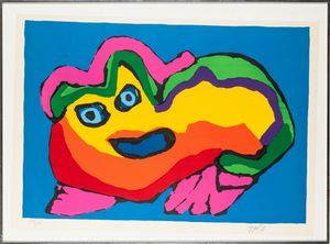 Karel Appel : Senza titolo  - Asta Prints & Multiples - Associazione Nazionale - Case d'Asta italiane