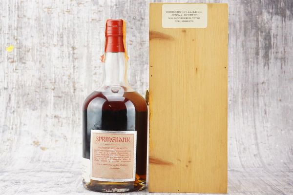 Springbank  - Asta September Spirits - Whisky, Whiskey e Bourbon da Collezione - Associazione Nazionale - Case d'Asta italiane