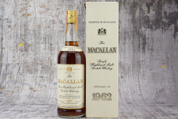 Macallan 1962  - Asta September Spirits - Whisky, Whiskey e Bourbon da Collezione - Associazione Nazionale - Case d'Asta italiane