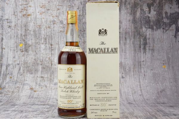 Macallan 1962  - Asta September Spirits - Whisky, Whiskey e Bourbon da Collezione - Associazione Nazionale - Case d'Asta italiane