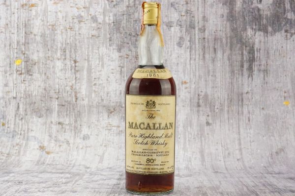 Macallan 1961  - Asta September Spirits - Whisky, Whiskey e Bourbon da Collezione - Associazione Nazionale - Case d'Asta italiane