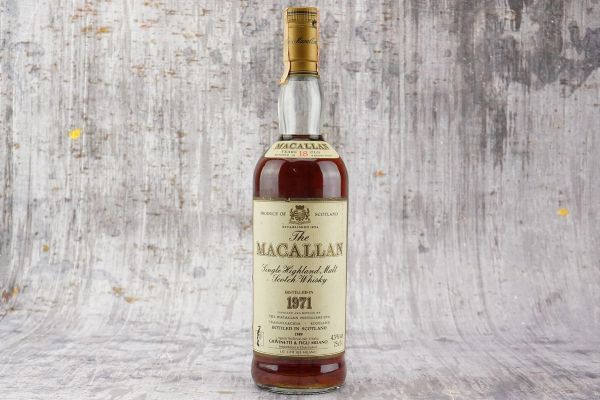 Macallan 1971  - Asta September Spirits - Whisky, Whiskey e Bourbon da Collezione - Associazione Nazionale - Case d'Asta italiane