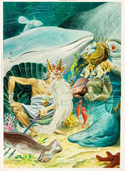 Tony Wolf (Antonio Lupatelli) : Dodici racconti meravigliosi della Regina Fabiola  - Asta Fairy Tales / Illustrazioni Originali - Associazione Nazionale - Case d'Asta italiane