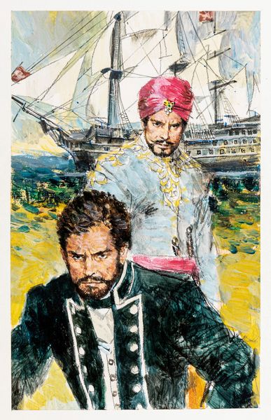 Gianni Renna : Salgari - Il Re del Mare  - Asta Fairy Tales / Illustrazioni Originali - Associazione Nazionale - Case d'Asta italiane