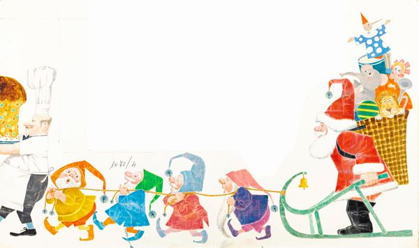 Gianni Benvenuti : Tutto Natale  - Asta Fairy Tales / Illustrazioni Originali - Associazione Nazionale - Case d'Asta italiane