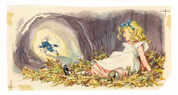 Libico Maraja : Alice nel Paese delle Meraviglie  - Asta Fairy Tales / Illustrazioni Originali - Associazione Nazionale - Case d'Asta italiane