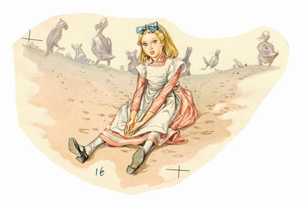 Libico Maraja : Alice nel Paese delle Meraviglie  - Asta Fairy Tales / Illustrazioni Originali - Associazione Nazionale - Case d'Asta italiane