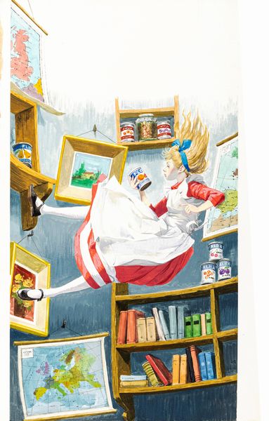 Libico Maraja : Alice nel Paese delle Meraviglie  - Asta Fairy Tales / Illustrazioni Originali - Associazione Nazionale - Case d'Asta italiane