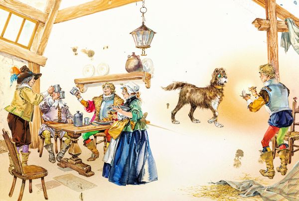 Pikka (Piero Cattaneo) : L'acciarino magico  - Asta Fairy Tales / Illustrazioni Originali - Associazione Nazionale - Case d'Asta italiane